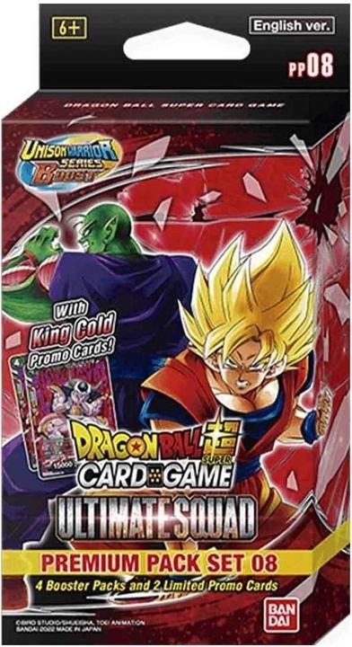 Image du produit Dragon Ball DragonBall Super CCG - Unison Warrior Series Set 8 - Ultimate Squad Premium Pack (Anglais, Pack de boosters)