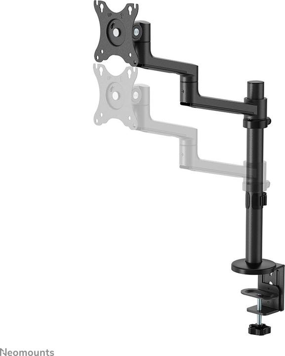 Actual product image Neomounts Table mount 100x100 -8kg black 17-27"/h?v/tilt/swivel/clamp (Table, 27")