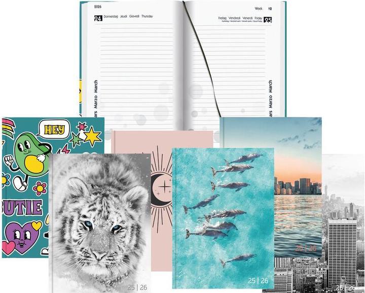 Produktbild Biella Mydiary (12 x 16.5 cm, Deutsch, Englisch, Italienisch, Französisch)