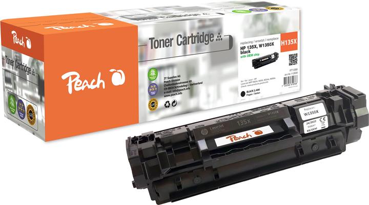 Productafbeelding Peach Tonermodul schwarz ersetzt HP No. 135X