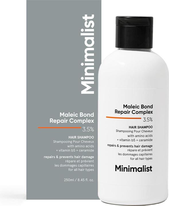 Minimalist Maleic Bond Repair Complex 3,5% Hair Shampoo (250 ml, Flüssiges Shampoo)