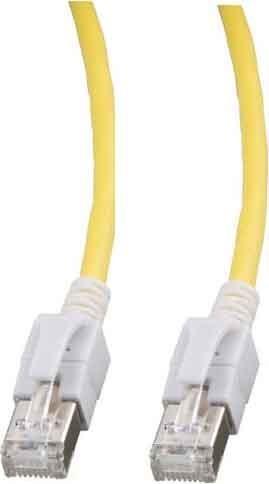 Produktbild EFB Elektronik Hersteller: RJ45 Patchkabel S/FTP, Cat.6A, VC LED, 3m, gelb Das geschirmte Cat.6A RJ4 (S/FTP, CAT6a, 3 m)