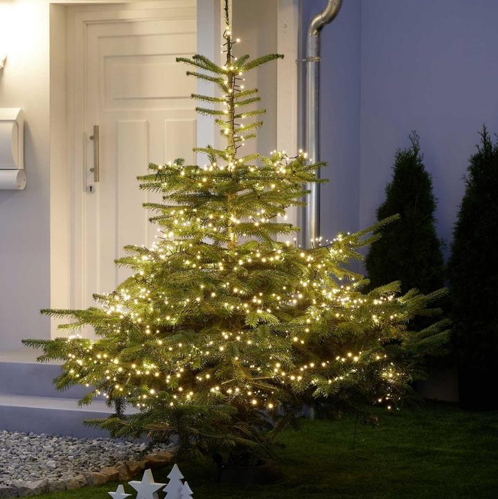 Immagine prodotto PhoneLook Guirlande lumineuse avec 100 LED blanc chaud Longueur 10 mètres Prise UE/CH (10 m)