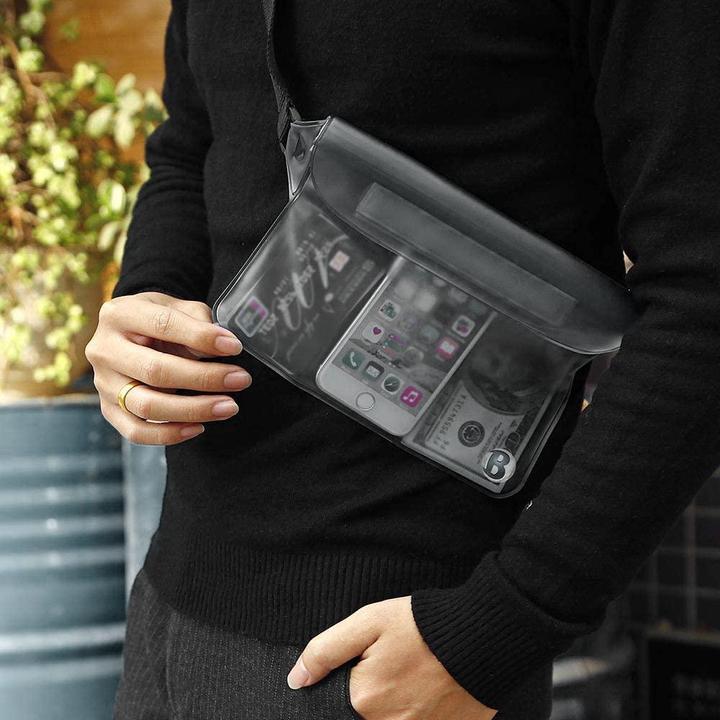 Actual product image JTI Waterproof bag for valuables - 3 layers - Black