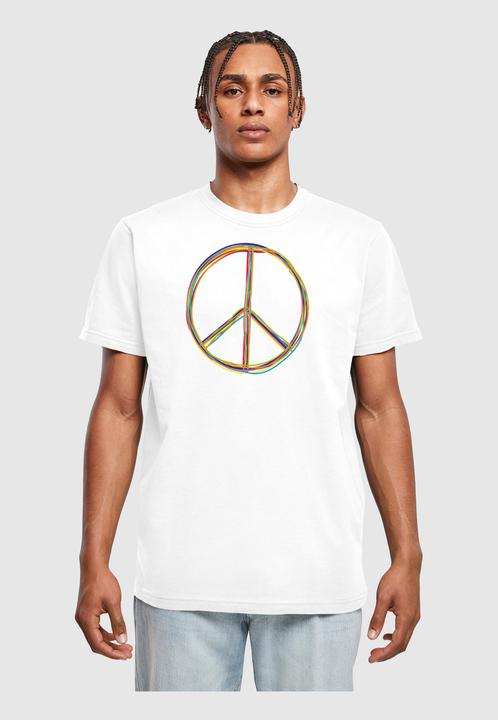 Immagine prodotto Merchcode Peace Multicolour con T-Shirt Collo rotondo - 161085 (S)