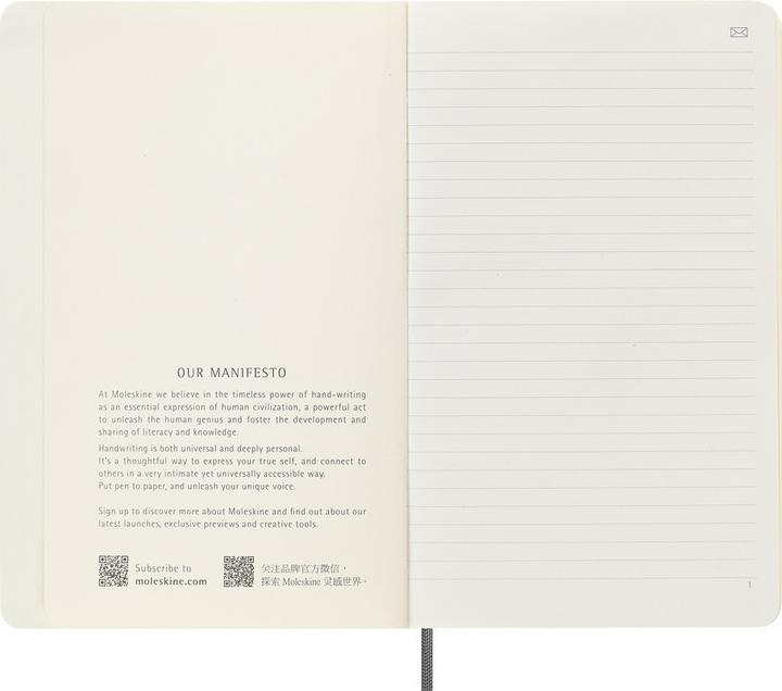 Produktbild Moleskine Smart (130 x 210 mm, Liniert, Weicher Einband)