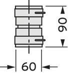 Actual product image Vaillant Connector (0.06 m)