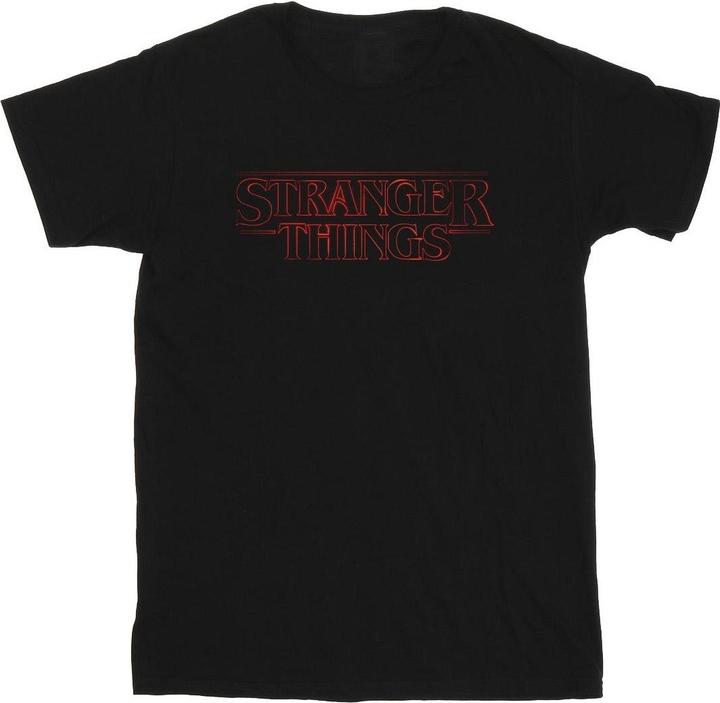 Netflix Stranger Things Glow Logo TShirt Mädchen