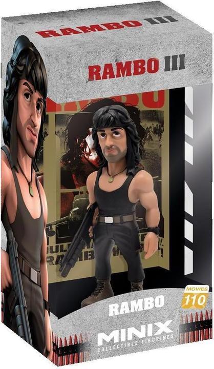 Image du produit Minix RAMBO 3 - Rambo en T-Shirt - Figurine 12cm