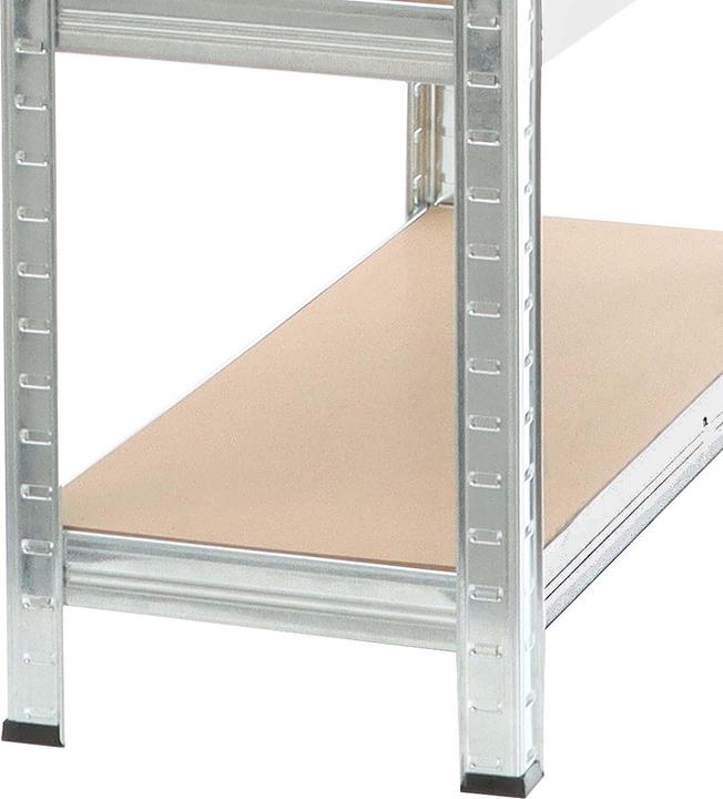 Produktbild Wiltec Schwerlastregal verzinkt 90x40x180cm Steckregal 875kg Werkstattregal