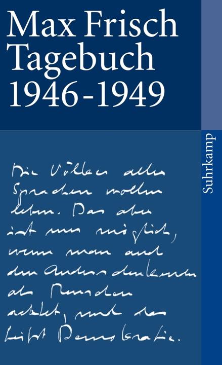 Produktbild Tagebuch 19461949 (Deutsch, Max Frisch, 1985)