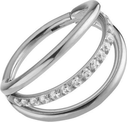 Bijouteria Ohrpiercing (Chirurgenstahl 316L, Kristall)