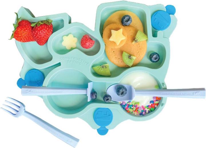 Constructive Eating Truck plate, teal