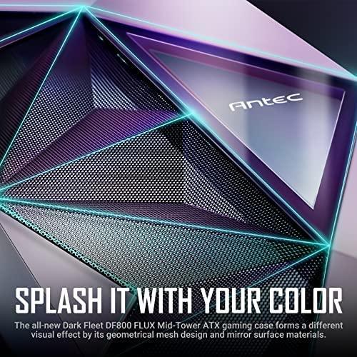Produktbild Antec Geh Gamer Dark Fleet DF800 FLUX Midi Tower weiss retail (ATX, Mini-ITX)