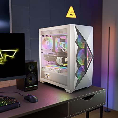 Produktbild Antec Geh Gamer Dark Fleet DF800 FLUX Midi Tower weiss retail (ATX, Mini-ITX)