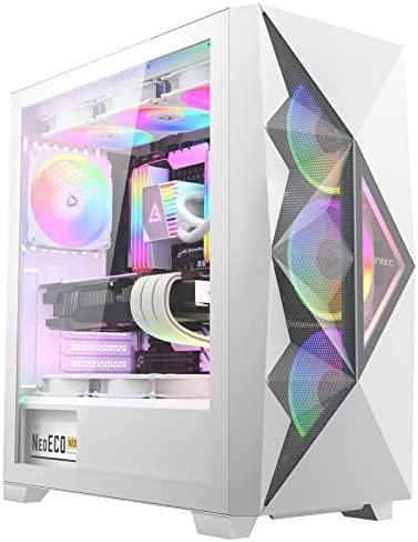 Produktbild Antec Geh Gamer Dark Fleet DF800 FLUX Midi Tower weiss retail (ATX, Mini-ITX)