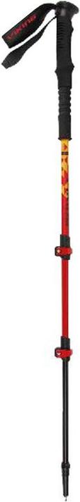 Actual product image Viking Trekking poles Lhotse 610-20-7980-34-UNI, 65-135 cm, red-black-yellow (65 -135 cm)