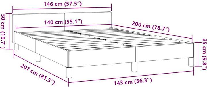 Produktbild VidaXL Arnaud (140 x 200 cm)