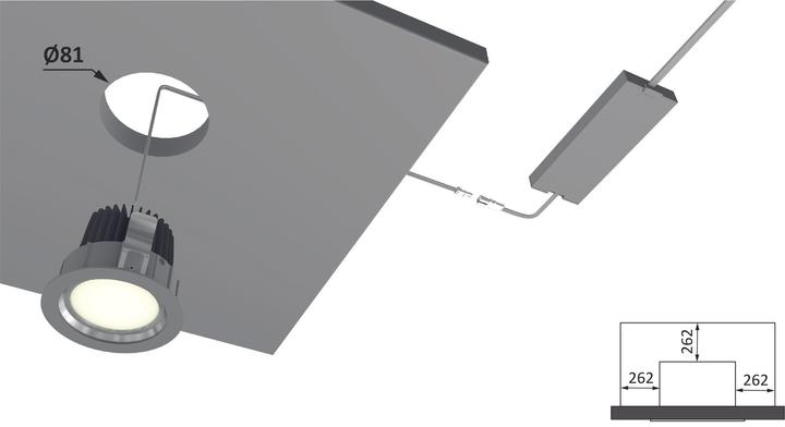 Produktbild Halemeier Komplettset LED Einbauleuchte Luzern (326 lm)
