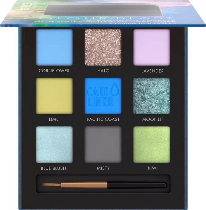 Actual product image Catrice Colour Blast Eyeshadow Palette 020 Blue meets Lime (020 Blue meets Lime)