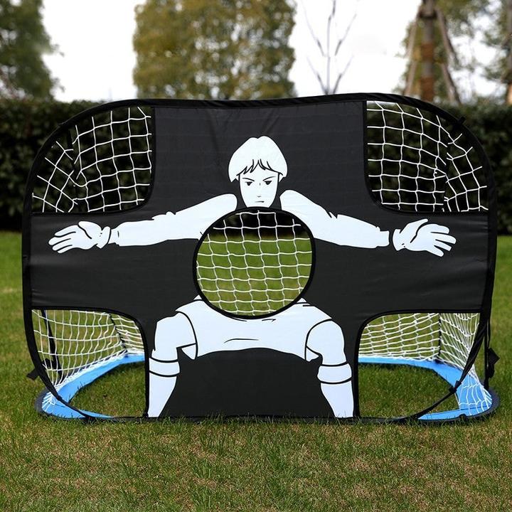 Cover-Discount But de football Pop-up Goal Pliable avec mur de but