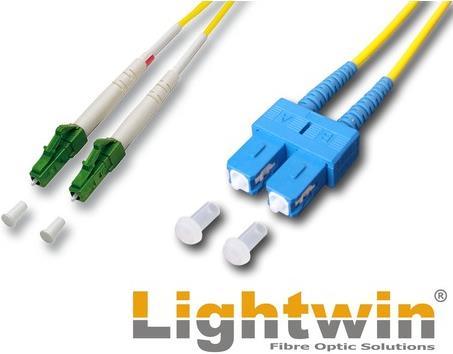 Actual product image Lightwin Fiber optic duplex patch cable (CAT7, 3 m)