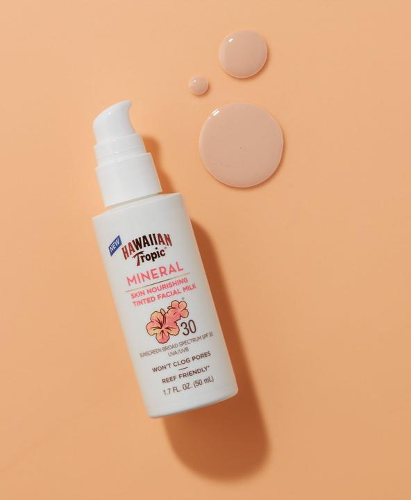 Immagine prodotto Hawaiian Tropic Latte minerale per il viso che nutre la pelle (Latte solare, SPF 30, 50 ml)