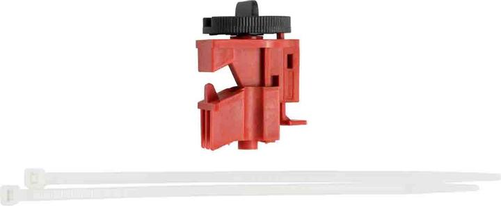 Actual product image Brady TagLock circuit breaker interlock: for multi-pole switches, glass fibre reinforced nylon, red (1 p