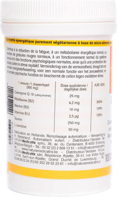 Nährwerte und Zutaten Dr. Jacob's Q10 Synergie (80g) (1 Stück, Pulver, 106 g)