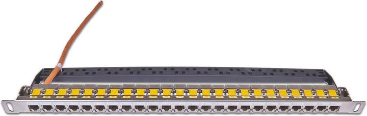 Actual product image Wirewin 24-port 0.5 U patch panel, shielded