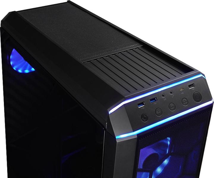 Produktbild Chieftec Geh STALLION III Tempered Glass - Tower - schwarz (mATX, ATX, Mini-ITX)