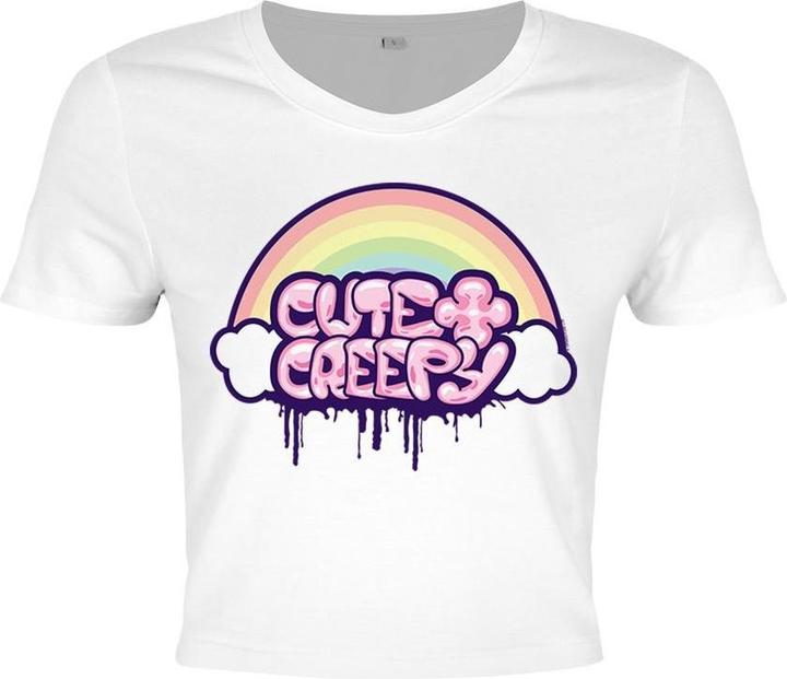 Grindstore CropTop Cute & Creepy (S)