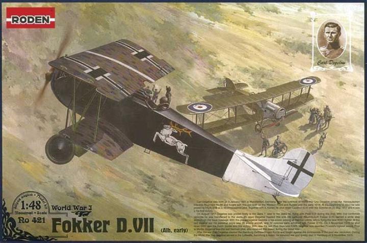 Actual product image Roden Fokker D.VII (Albatros built, early) Carl Degelow
