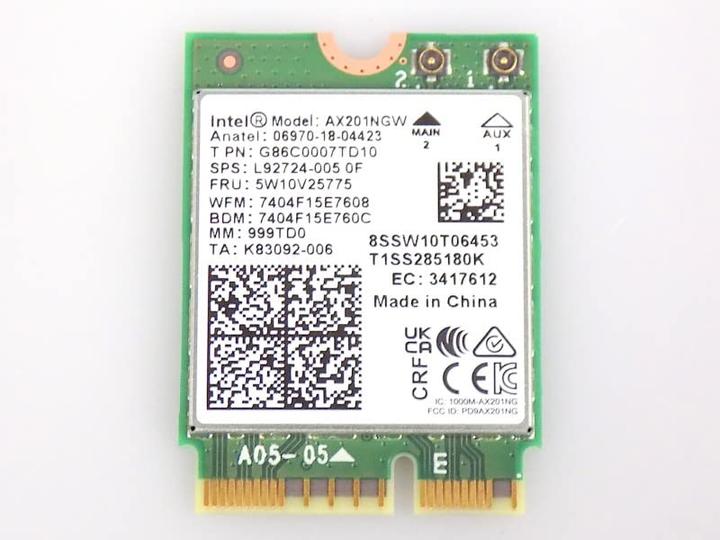 Produktbild HP Hewlett Packard SKO-WLAN 11ax 2x2 INT AX201NGW