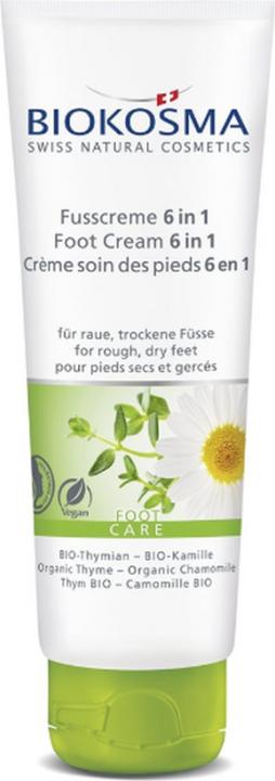Immagine prodotto Biokosma Crema piedi 6in1 Thym Kam BIO 75ml (Crema piedi e gel piedi, 75 ml)