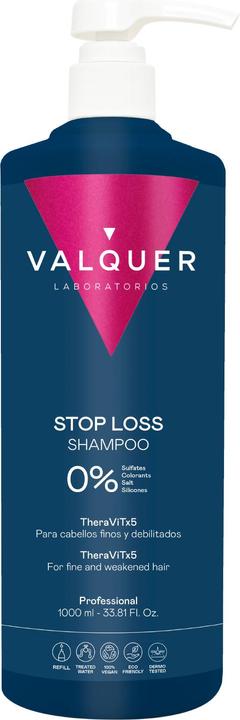Immagine prodotto Valquer Válquer Stop Loss Shampoo per capelli 1000ml (1000 ml, Shampoo liquido)