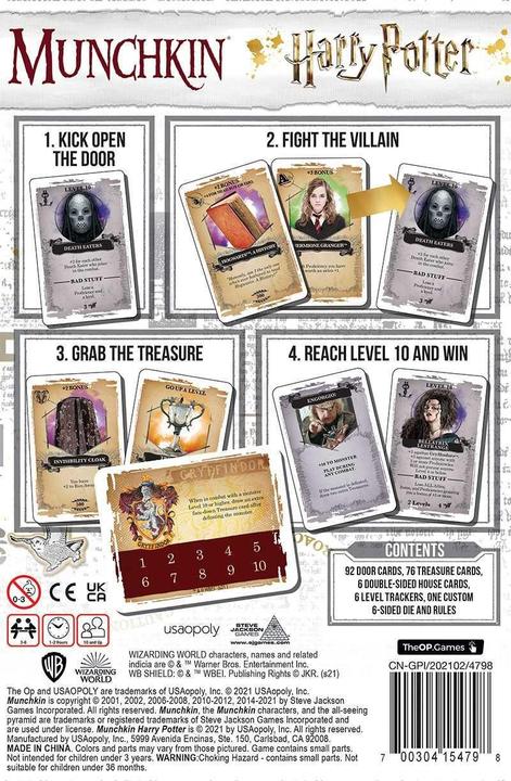Actual product image USAopoly Munchkin Harry Potter (English)