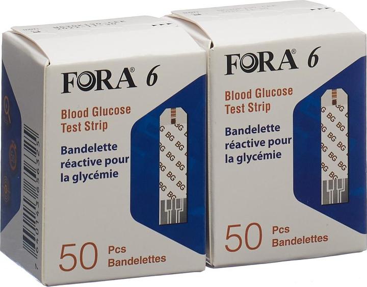 Produktbild Fora 6 Blutzuckerteststreifen (Teststreifen)