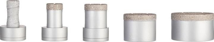 Produktbild Bosch Professional Zubehör PRO Ceramic dry X-Lock Bohrkronen-Set, 68 x 33, 51 x 33, 35 x 33, 25 x 33, 20 x 33 mm, 5-tlg. (68 mm, 20 mm, 35 mm, 51 mm, 25 mm)