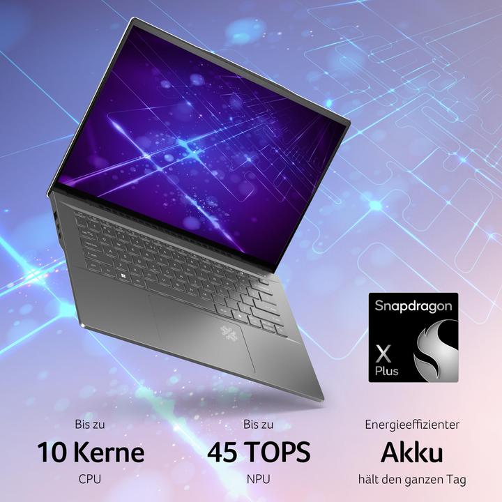 Produktbild Acer Swift 14 AI – Copilot+ PC (14.50", Snapdragon X Plus X1P-64-100, 16 GB, 1000 GB, CH)