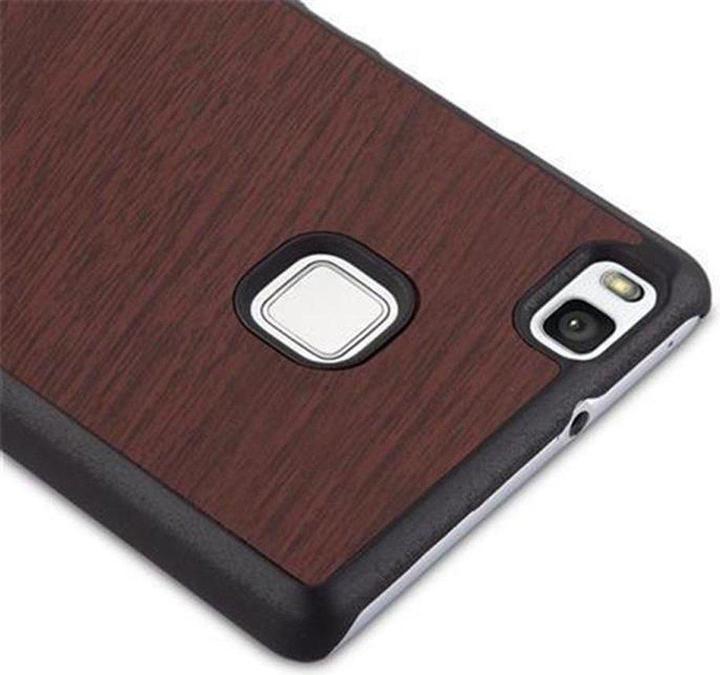 Productafbeelding Cadorabo Harde kaft Woody Cover (Huawei P9 Lite)