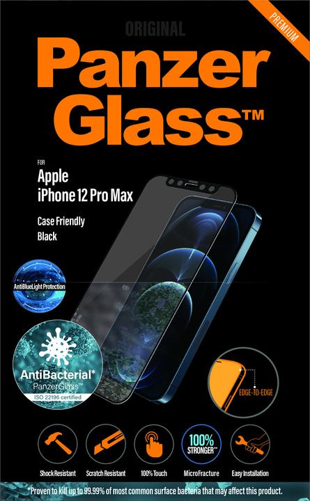 Productafbeelding PanzerGlass Geval Vriendelijk (1 Stuk, Apple iPhone 12 Pro Max)