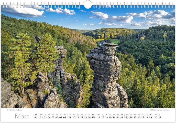 Produktbild Kalender Schsische Schweiz 2026 (45 x 30 cm, Deutsch)