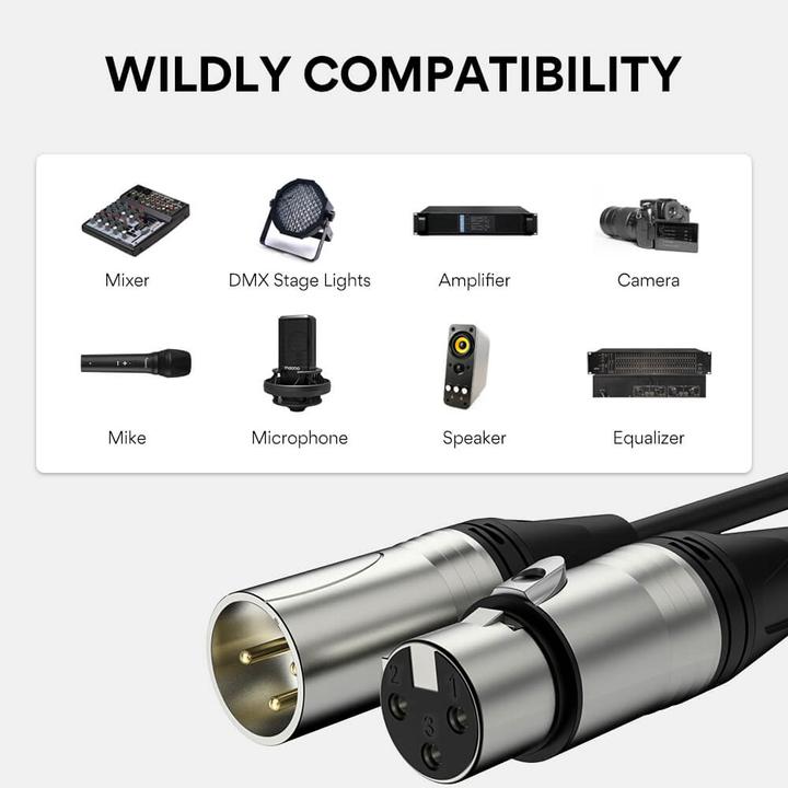 Actual product image Maono Premium XLR microphone cable 1.8m (1.80 m, XLR)