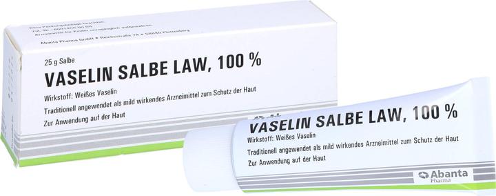 Actual product image Abanta Pharma Vaseline ointment LAW 100 %, 25 g ointment