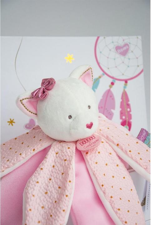 Produktbild Doudou et Compagnie Schmusetuch Traumfänger Katze Blüte