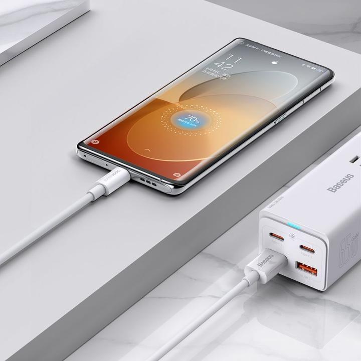 Actual product image Baseus USB A - USB C (1 m, USB 2.0, 65 W)
