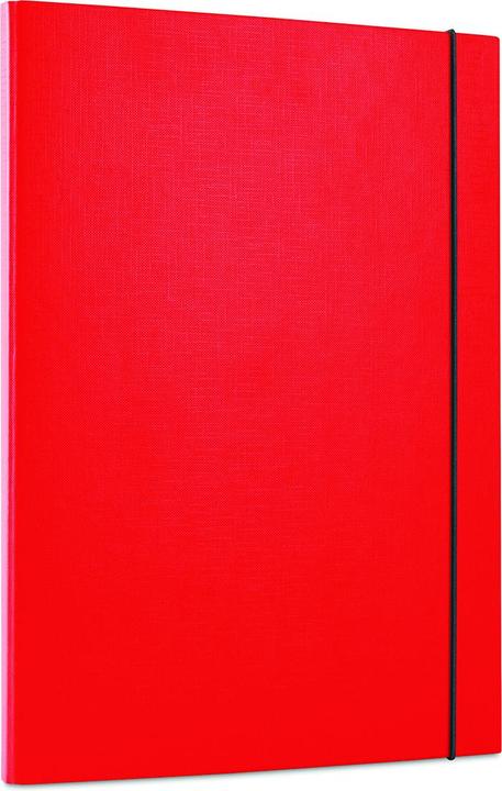 Actual product image Staples Drawstring folder, pp, a4/15, 3 flaps, red