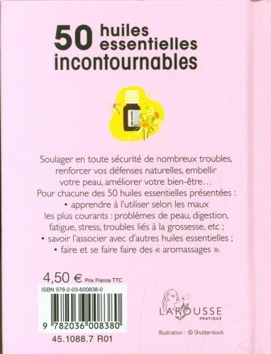 Image du produit Larousse pratique 50 huiles essentielles incontournables (Français, Pichard Marie-Noëlle, 2021)