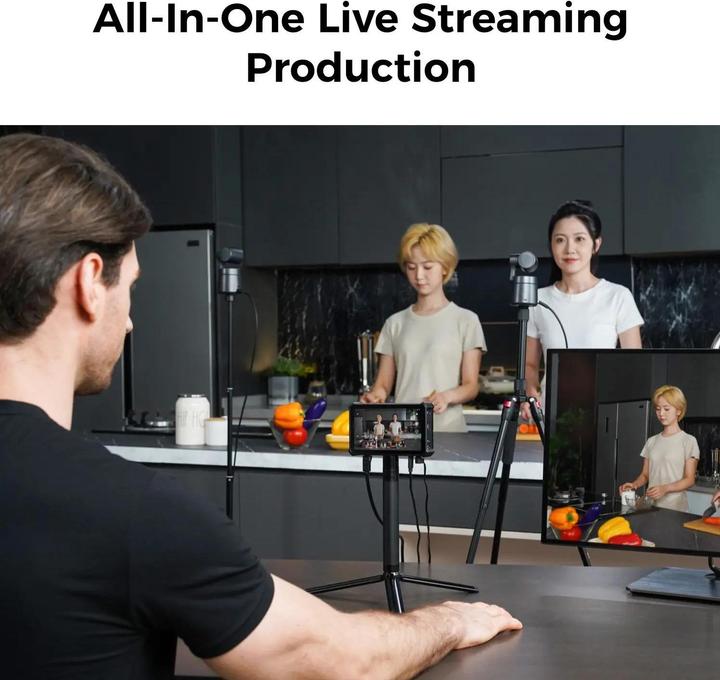Produktbild Obsbot Talent Studio komplett set - Videoüberwachung, Videomischer, Audiomischer, Grafik- und Video-